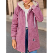 Hooded Fleece-Lined Wool Coat | OWNLUXE