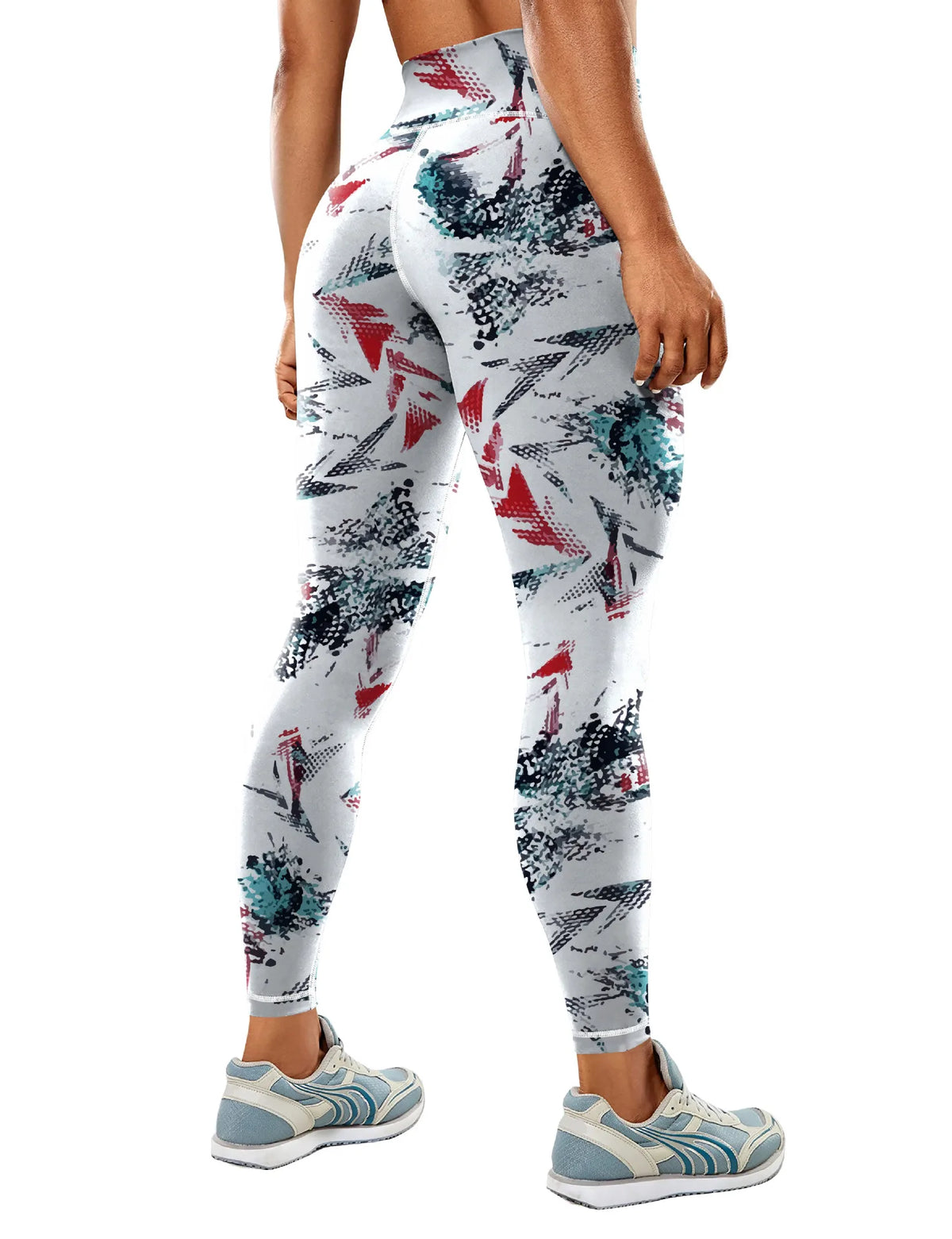 Seamless High-waisted Nude Felling Printed Pants Women's | OWNLUXE