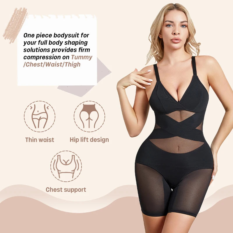 Smooth Tummy-Control Butt-Lifting Compression Body Shaper | OWNLUXE