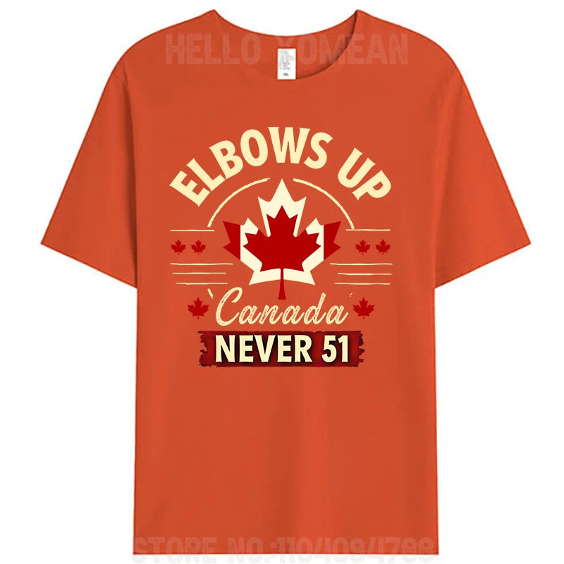 Elbows Up Canada Never 51 - Stand Strong T-Shirt