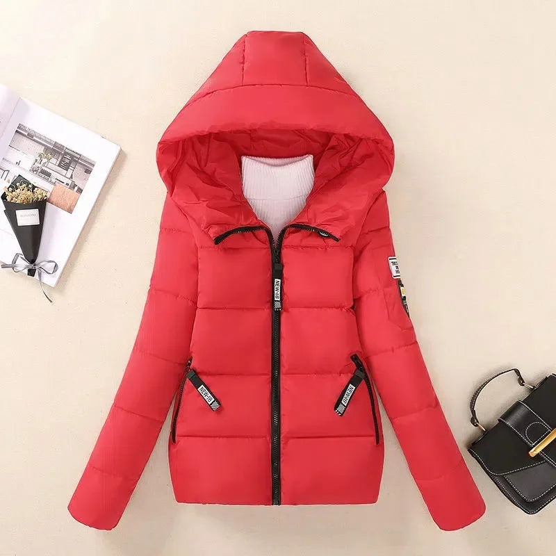 Women’s Winter Hooded Coat – Thick, Cozy Everyday Warmth