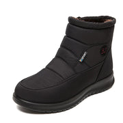 Winter Ankle Snow Boots - Women's Plush-Lined Zip Boots