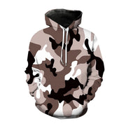 Fashion 3D Printed Camouflage Pattern Hooded Sweatshirt | OWNLUXE