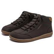 Mid-Top Barefoot Ankle Boots – Wide Toe Minimalist Sneakers