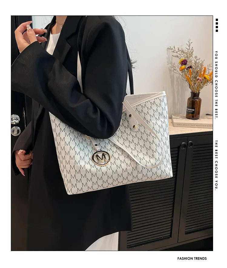 Women's Large Capacity Shoulder Handbag - 2025 Luxury Designer Crossbody Bag