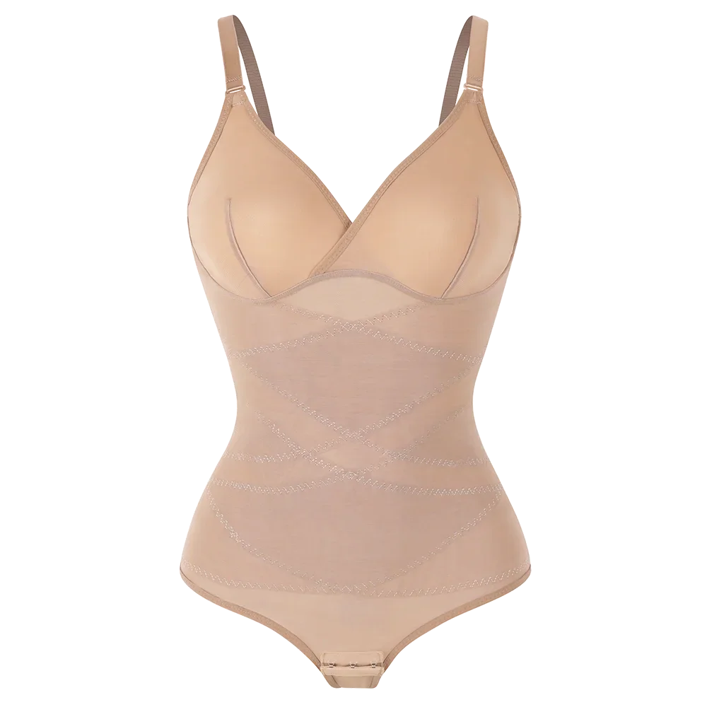 Lace Mesh Bodysuit Shapewear | OWNLUXE