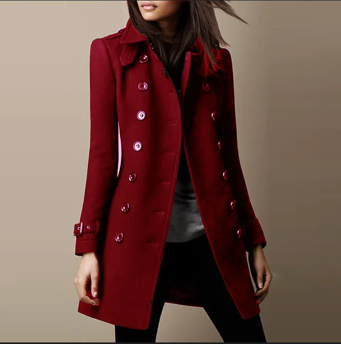 Long-Sleeve Wool Jacket | OWNLUXE