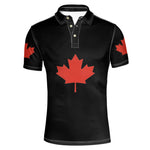 Load image into Gallery viewer, 🍁 Men&#39;s Printed Short-Sleeve Shirt – Casual Style with Canada Pride | Chemise imprimée à manches courtes pour homme – Style décontracté aux couleurs du Canada

