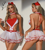 Load image into Gallery viewer, Women’s Nurse Cosplay Lingerie Uniform Outfit
