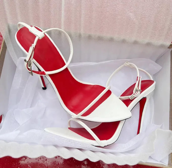 Lace-Up Minimalist Heels | OWNLUXE