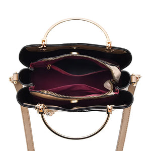 Patchwork Satchel Bag – Fashion & Versatile | Sac Besace Patchwork – Mode & Polyvalent