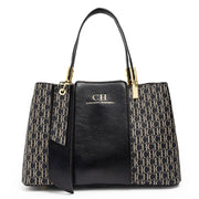 CH Large Capacity Tote Bag – Versatile Letter Design Crossbody | OWNLUXE