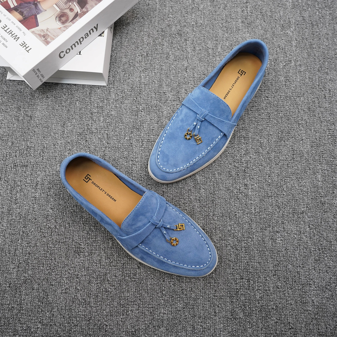 Women's Loafers (Brown & Red) | OWNLUXE