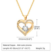 Heart Necklace – "I Love You" Pendant | OWNLUXE