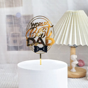 🎉 Father’s Day Acrylic Sign | Panneau Acrylique Fête des Pères – Décor de Table ou de Fête