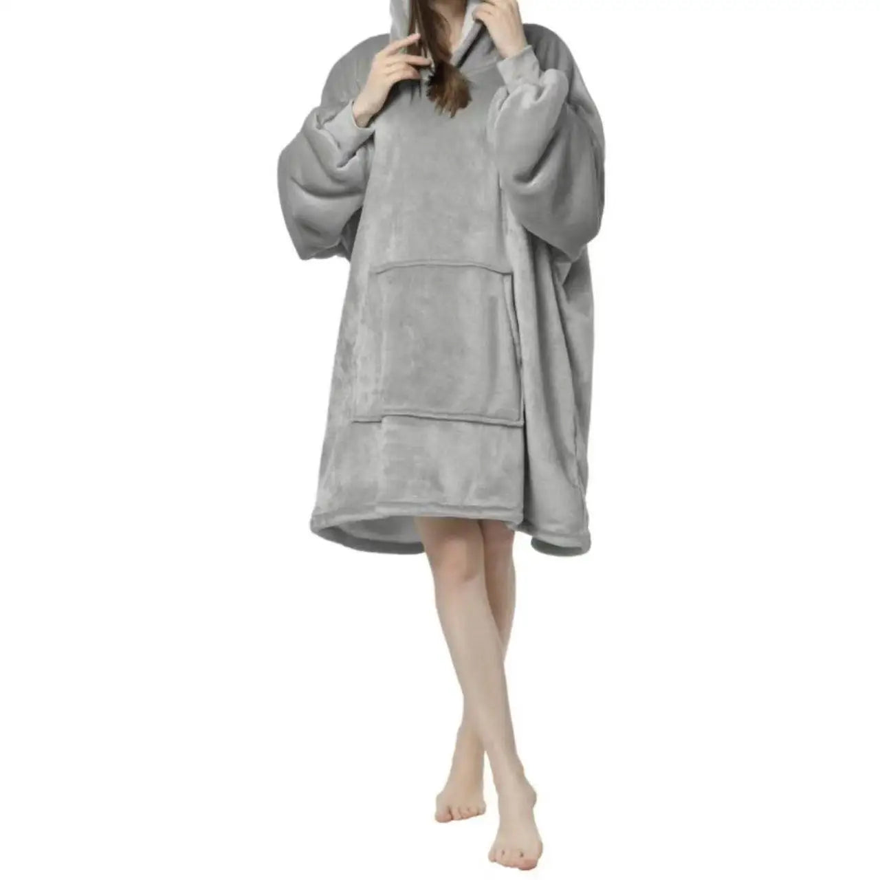 Hooded Fleece-Lined Robe | OWNLUXE