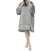 Hooded Fleece-Lined Robe | OWNLUXE