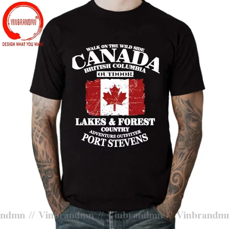 True North Strong Canada T shirts Canadian Map Flag Tshirt Toronto Ontario Canada Maple Leaf Canada Day Hockey The HIP Tee shirt