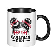 Canada Canadian Maple Leaf Roundel Mug Funny Ceramic Coffee Cups Tea Mugs Milk Cup Drinkware Gift for Friends