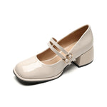 Load image into Gallery viewer, Mary Jane Pumps – Chic Slip-On High Heels for Office &amp; Career
