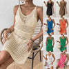 Cutout Knit Mini Swim Cover-Up | OWNLUXE