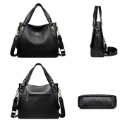 Luxury Soft Leather Tote Bag - Large Capacity Top-Handle Handbag | OWNLUXE