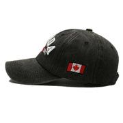 Vintage Canada Baseball Cap - Washed Cotton Adjustable Unisex Hat