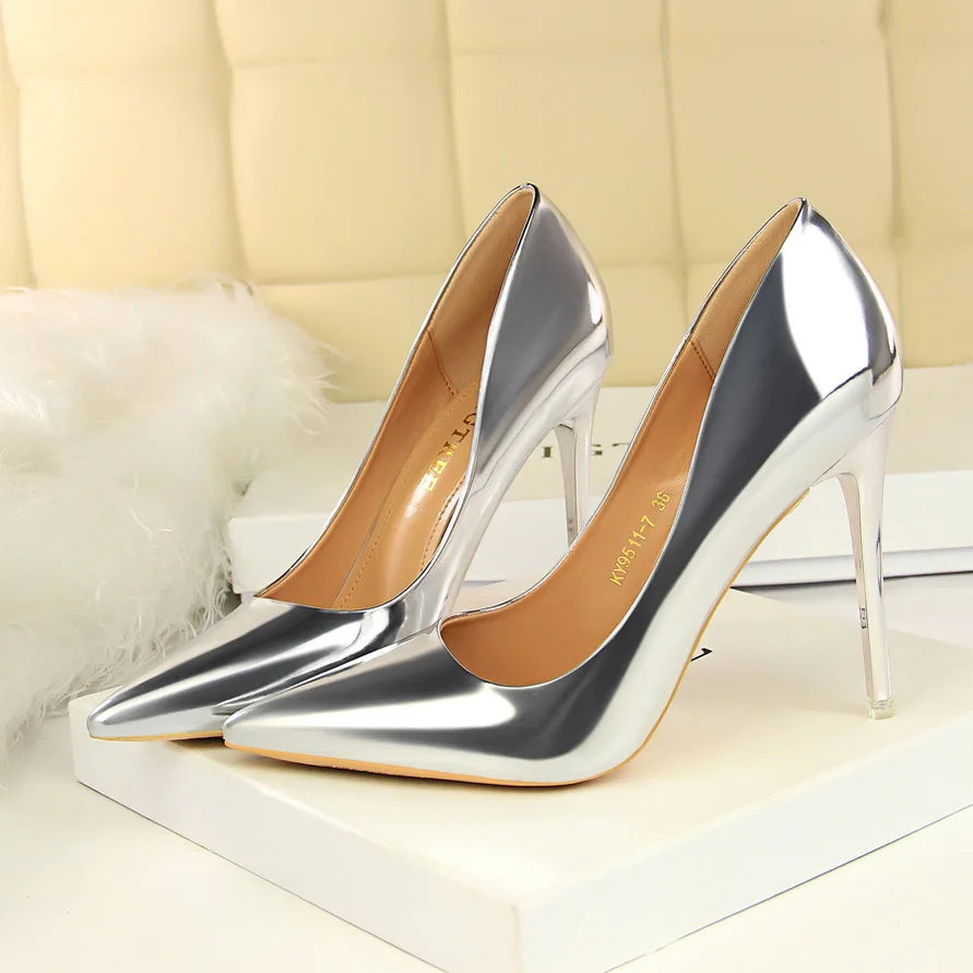 Women's Stiletto Leather Pumps | OWNLUXE