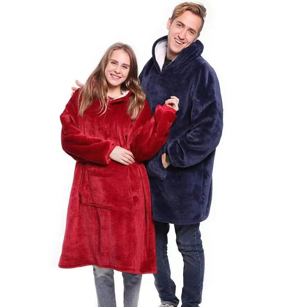 Hooded Thickened Fleece Sleepwear | OWNLUXE