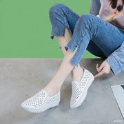 Women's Lace Leather Sneakers – Shop at OWNLUXE
