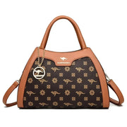 Animal Print Large Capacity Tote Bag - Soft Leather Crossbody | OWNLUXE