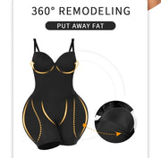 Padded Hip Enhancer Bodysuit Butt Lifter Shapewear