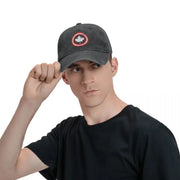 Canada Leaf Vintage Baseball Cap — Distressed Denim Sun Hat | OWNLUXE