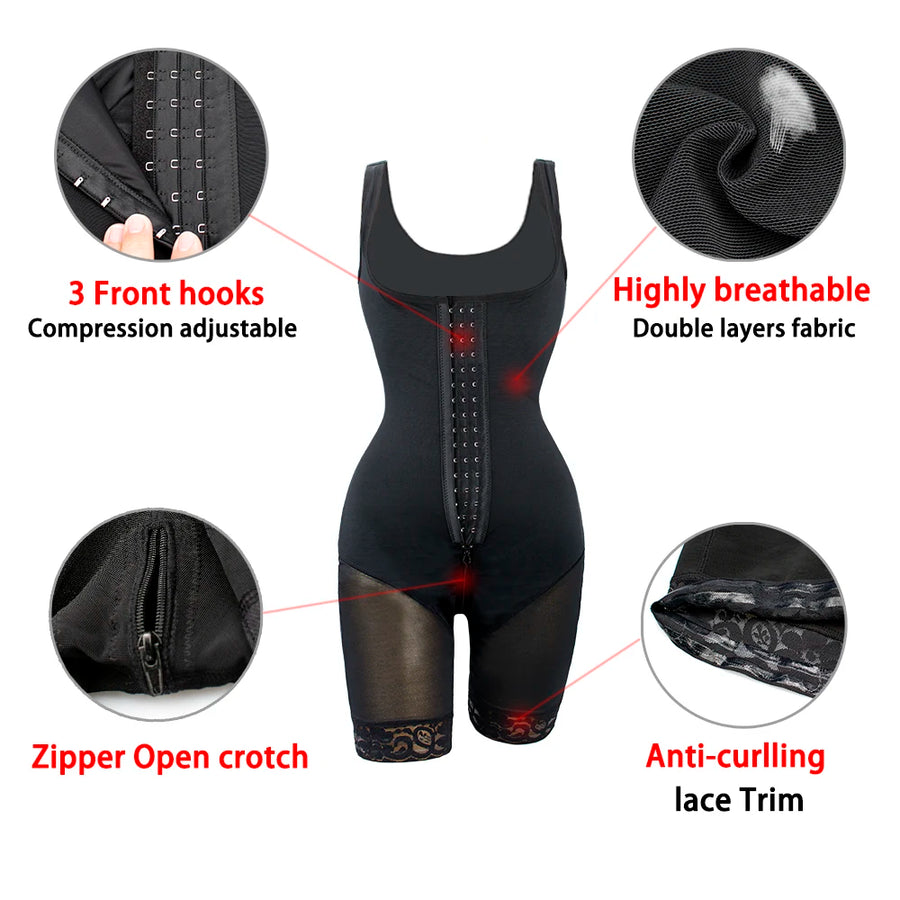 Postpartum Tummy-Control High-Waist Reductoras Corset | OWNLUXE