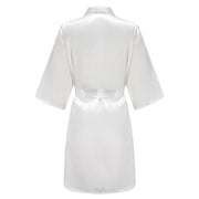 Satin Bridal Robe – Bridesmaid & Wedding Party Bathrobe | OWNLUXE