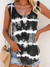 Women's Sleeveless V-Neck Top (Grey) | OWNLUXE