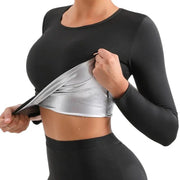 Sauna Sweat Shapewear Top Waist Trainer Shirt