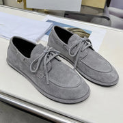 Women's Round Toe Leather Retro Loafers – Shop at OWNLUXE