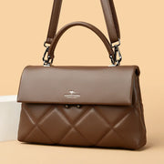 Soft PU Messenger Tote – Lightweight Everyday Shoulder Bag