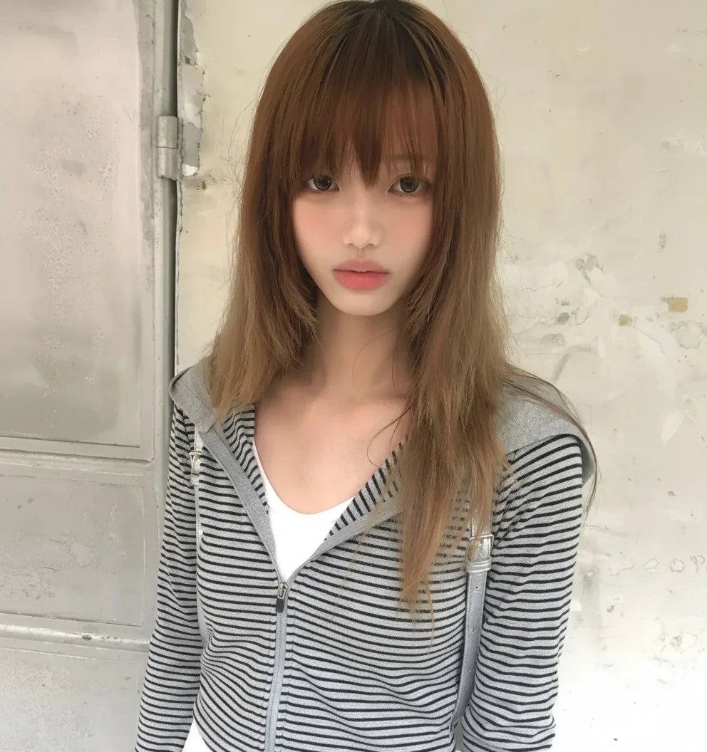 Women's Long Sleeve Striped Hoodie | OWNLUXE