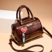 Luxury Crocodile Pattern Handbag - PU Leather Shoulder Tote & Crossbody