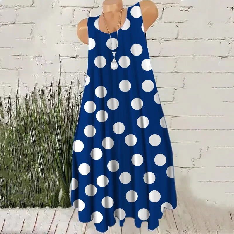 Polka Dot Mini 3D-Print Dress | OWNLUXE