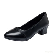 Women's Soft-Sole Comfort Mid Heels | OWNLUXE