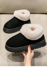 Women’s Plush Snow Boots – Faux Fur Winter Indoor Slippers