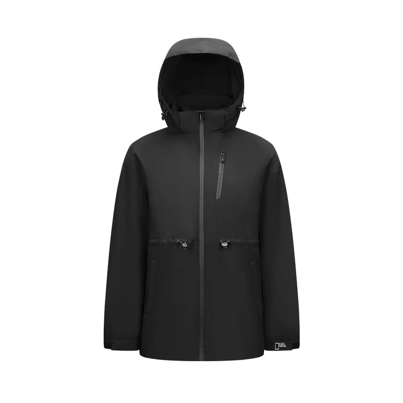 Women's Two Piece Jacket (Black) | OWNLUXE