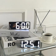 LED Digital Alarm Clock with Snooze, Time & Calendar