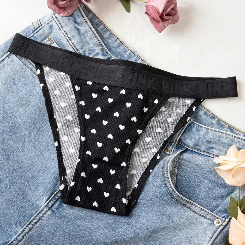Cotton Print Low-Rise Brief | OWNLUXE