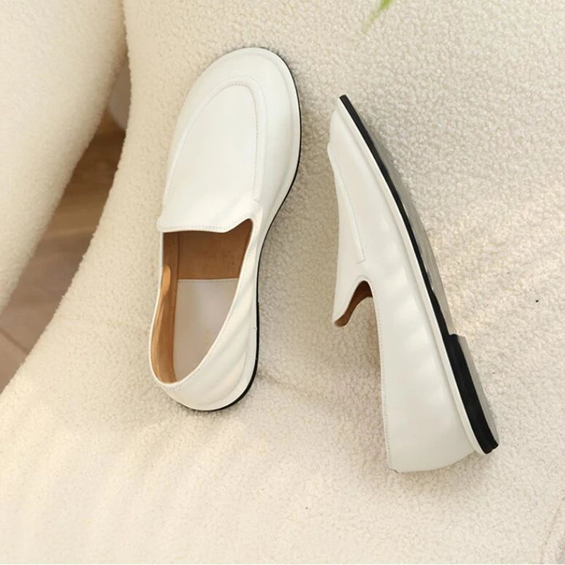 Women's Leather Loafers Genuine – Shop at OWNLUXE