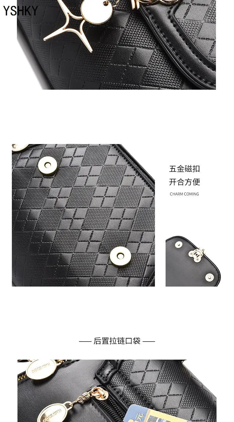 Genuine Leather Tote Bag - Bow Detail Bucket Bag
