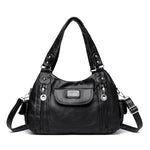 Load image into Gallery viewer, Large-Capacity PU Leather Shoulder Bag – Women’s Fashion Tote &amp; Crossbody | Sac à Bandoulière en Similicuir Grande Capacité pour Femme
